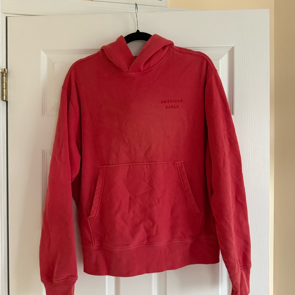 OPEN TO OFFERS!!! American Eagle Outfitters Red Hooded Pullover Sweatshirt